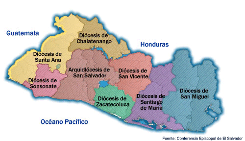 Territorio de El Salvador en imagen