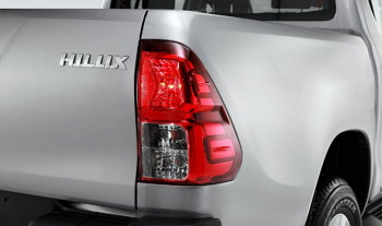 parte trasera nuevo hilux