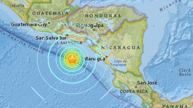 temblores en El Salvador