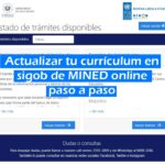 Thumbnail Cómo actualizar tu currículum de docente en sigob de MINED online paso a paso